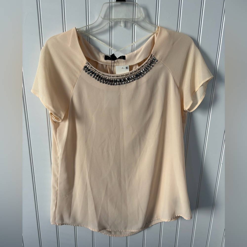 Santuary Embellished Cream Women's Blouse